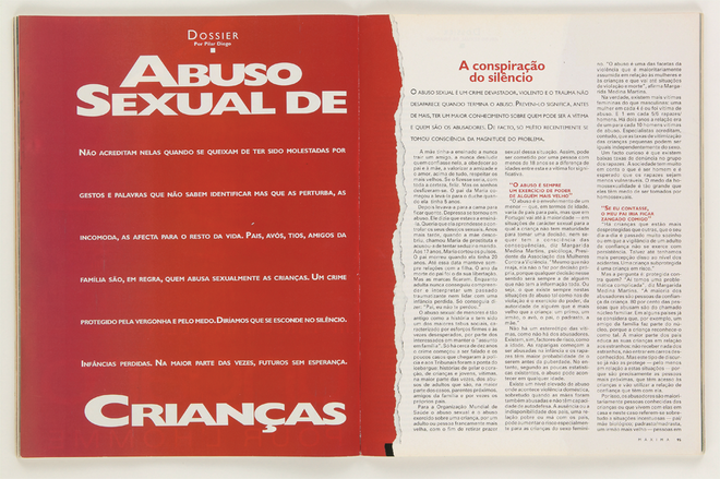 Abuso sexual de crianças. Dossier aprofundado sete anos antes do escândalo Casa Pia. 1995.