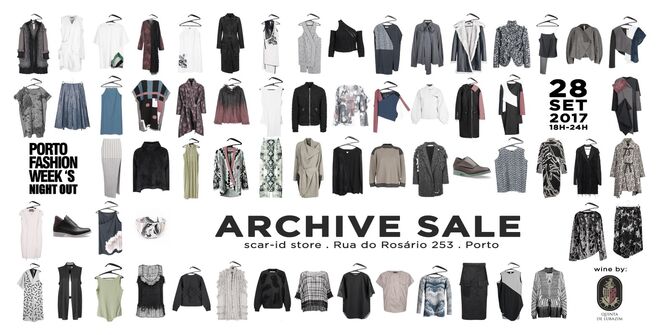 CRIADORES PORTUGUESES COM DESCONTOS ATÉ 70% | Carla Pontes, Susana Bettencourt e Alexandra Moura são apenas alguns dos nomes que vai poder encontrar com descontos até 70% na SCAR-ID STORE, na Rua do Rosário. É a primeira vez que a loja participa nesta iniciativa e, além de apresentar uma seleção de coleções passadas, vai ter também disponíveis samples e peças que pertencem aos arquivos de designers e marcas.