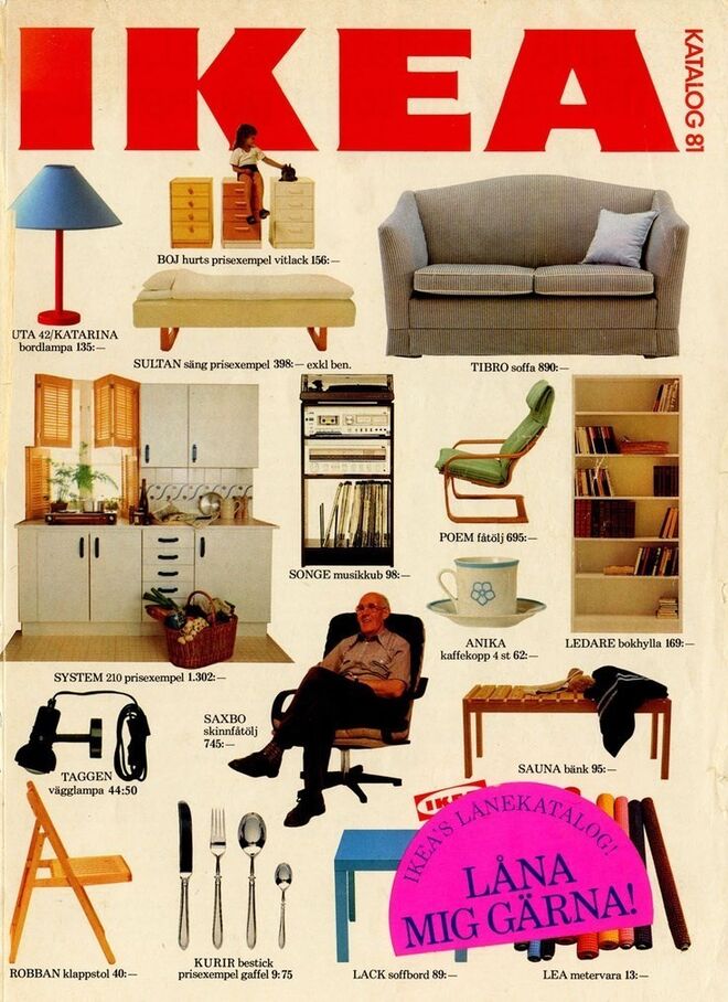 Catálogo Ikea, 1981