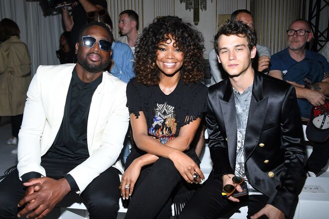 Dwayne Wade, Gabrielle Union e Brandon Flynn