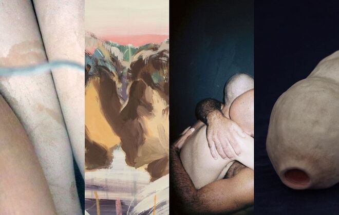 Pau Duro, Coração Mole - obras dos quatro artistas que vão expor os seus trabalhos na Foco