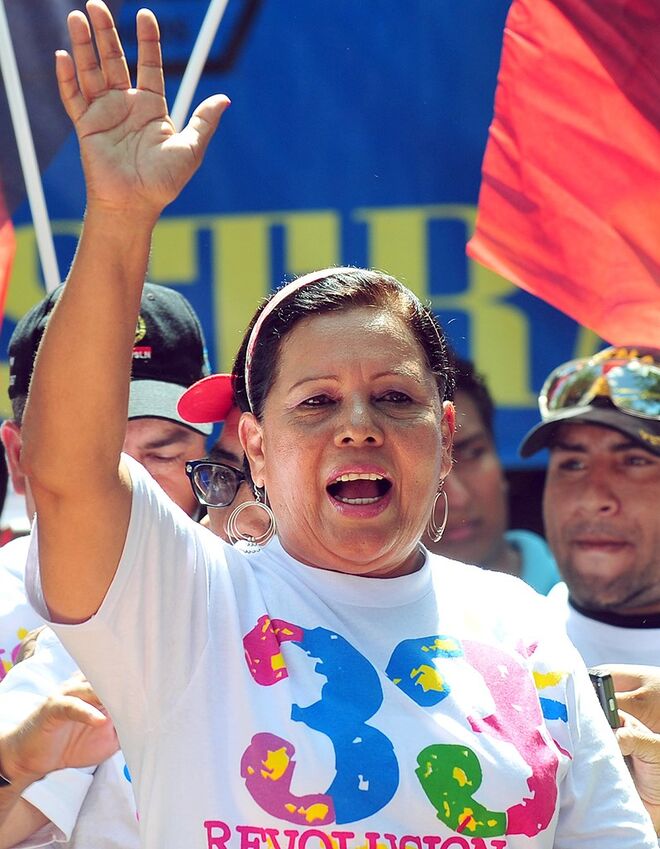 Daisy Torres, em Manágua (Nicarágua)