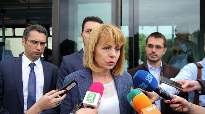 Yordanka Asenova Fandakova, em Sofia (Bulgária)