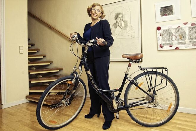 Manuela Carmena, em Madrid (Espanha)