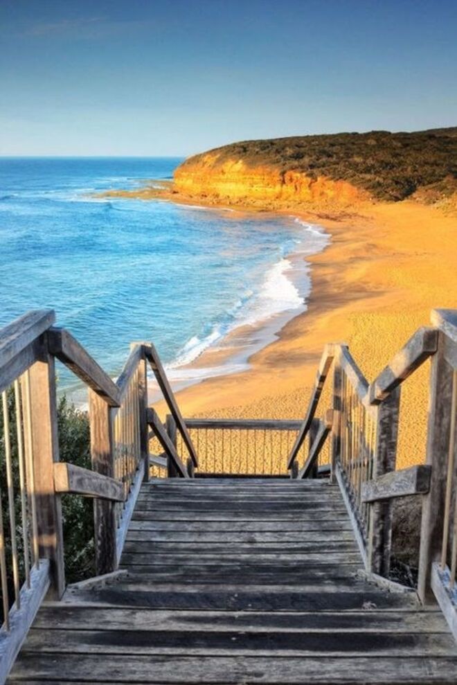 Bells Beach, Austrália |Esta praia é onde se realiza uma das maiores competições de surf. É, portanto, um dos locais mais procurados pelas boas ondas para aquela prática de desporto.