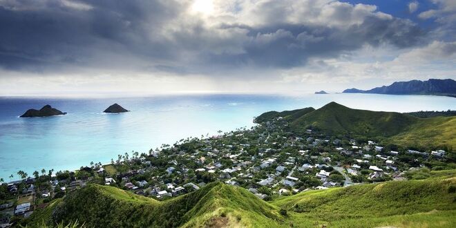Lanikai Beach, Oahu, Hawaii |Lanikai significa ‘Mares do Paraíso’, um nome que identifica bem a tranquilidade desta praia. 