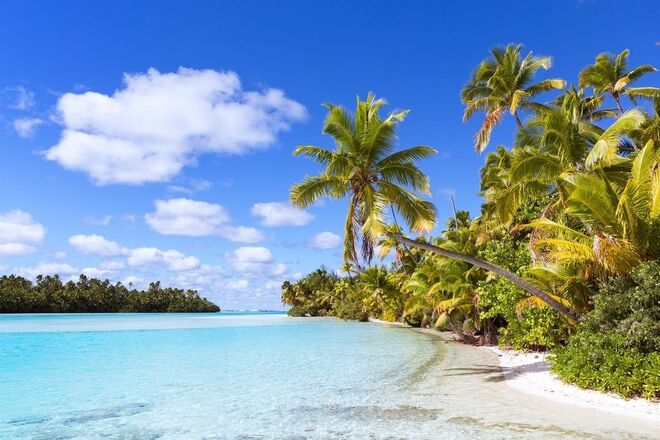 One Foot Island Beach, Cook Islands | Para quem quer estar completamente no meio da praia. É uma das praias com maior extensão. 