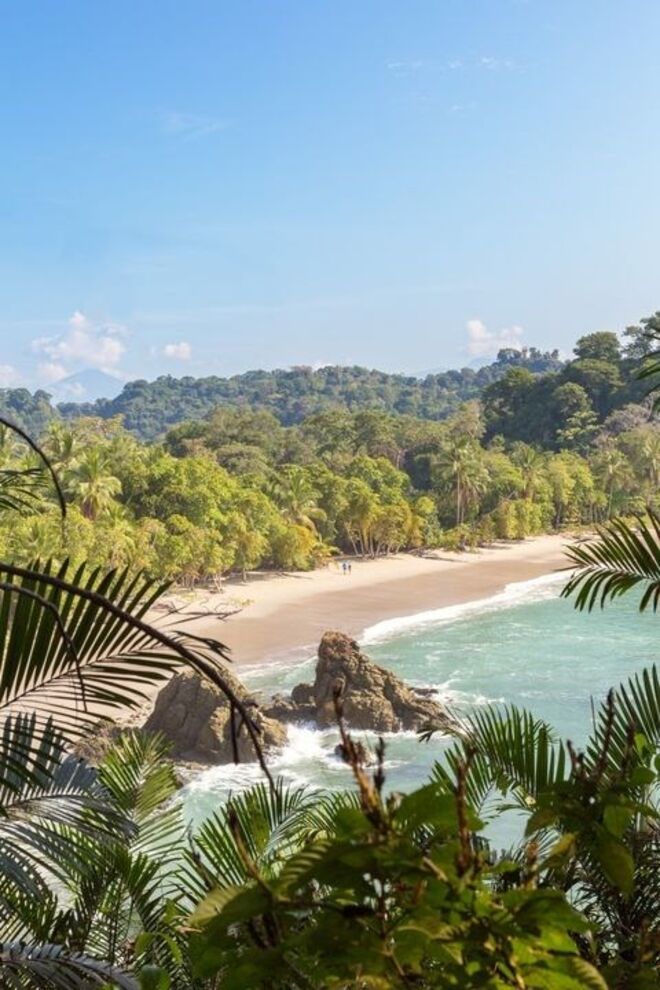 Playa Manuel Antonio, Costa Rica | É uma das praias mais populares da Costa Rica.