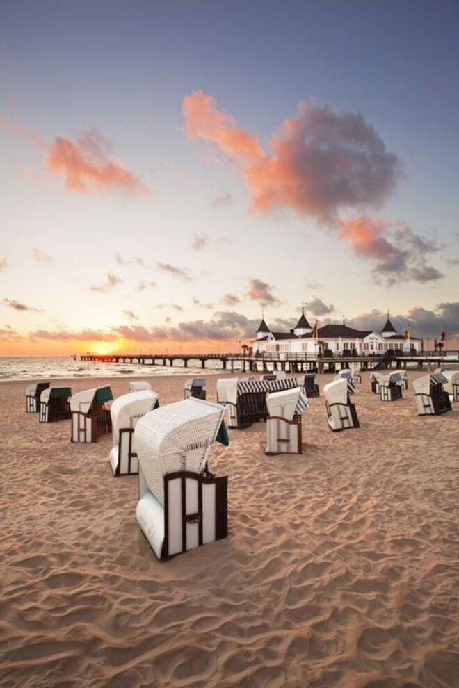 Usedom Island, Alemanha |Se achava que a Alemanha não era um bom destino de praia, desengane-se. Esta praia, situada no Mar Báltico, é uma das mais concorridas pelos alemães e tem um maravilhoso areal.