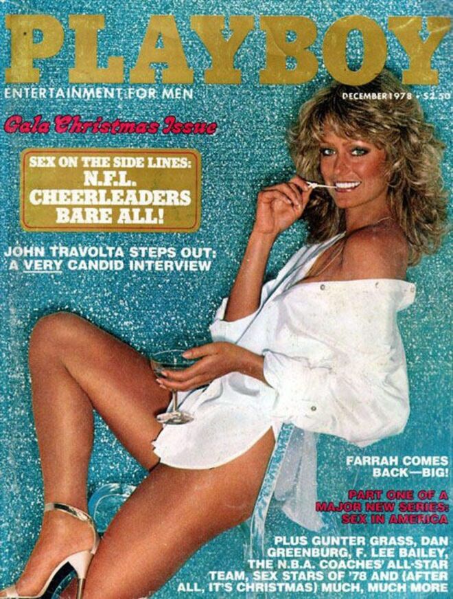 Farrah Fawcett em dezembro de 1978