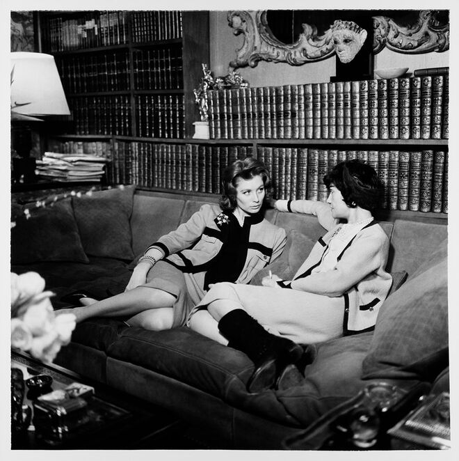 Coco Chanel e Suzy Parker | Paris, 1959