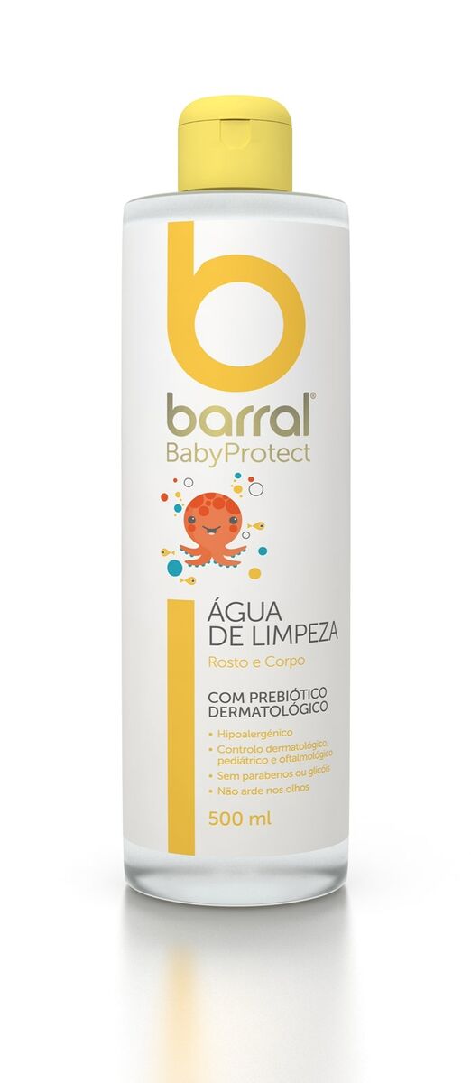 Água de limpeza com prebiótico dermatológico, Barral