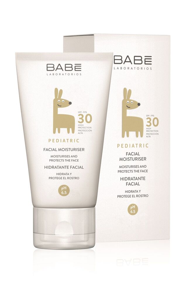 Hidratante facial pediátrico SPF30, €13,50, Laboratórios Babé