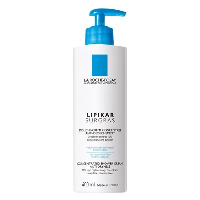 Lipikar Surgas creme de duche, €15, La Roche-Posay