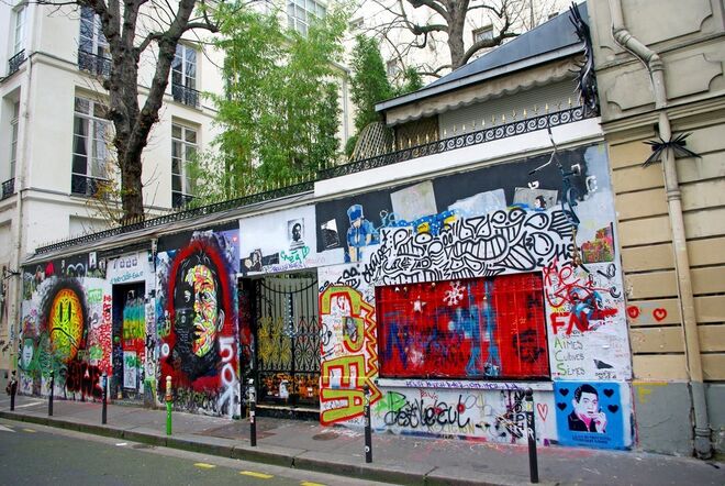 Casa de Serge Gainsbourg na Rue de Verneuil