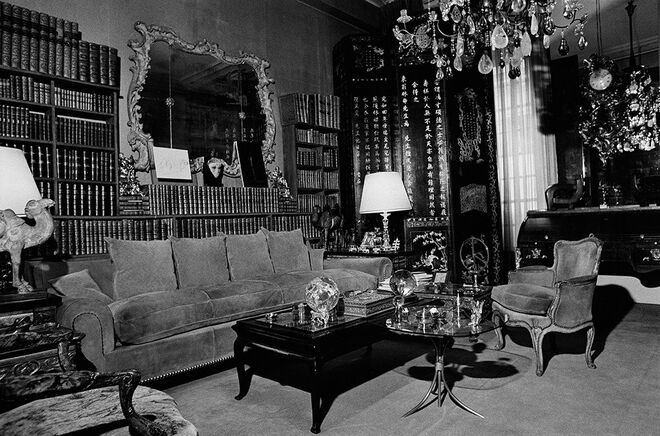 Interior da suite de Coco Chanel no Ritz - a fotografia foi tirada no fim dos anos 60