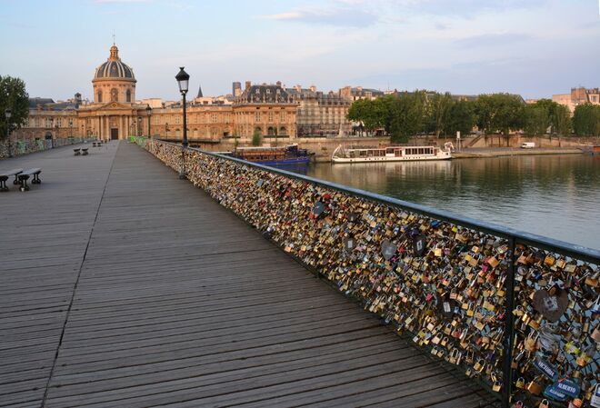 Pont des Arts, em Paris