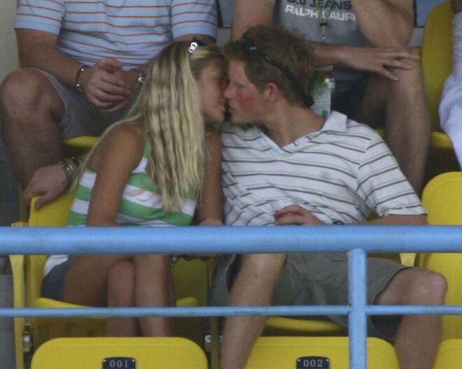 Príncipe Harry e Chelsy Davy | Durante o ICC Cricket World Cup, em 2007.