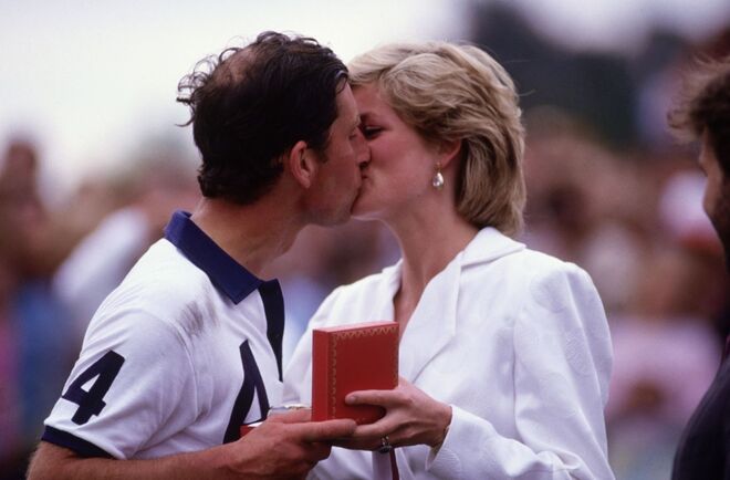 Carlos e Diana | No Guards Polo Club, em 1987.