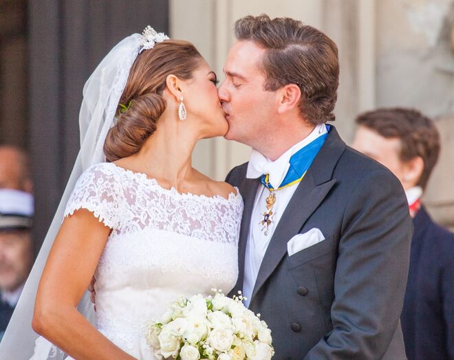 Christopher O’Neill e Madalena da Suécia | No dia do casamento, em junho de 2013.