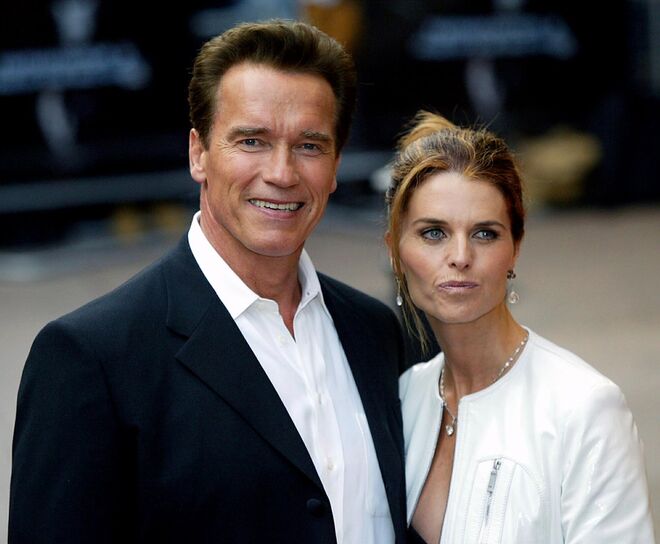 Em 2011, o casal anunciou a separação depois de 25 anos de casamento. Uma semana depois, Schwarzenegger admitiu publicamente que era pai de uma criança, então com 14 anos, com a empregada doméstica de longa data do casal, Mildred Patricia Baena. 