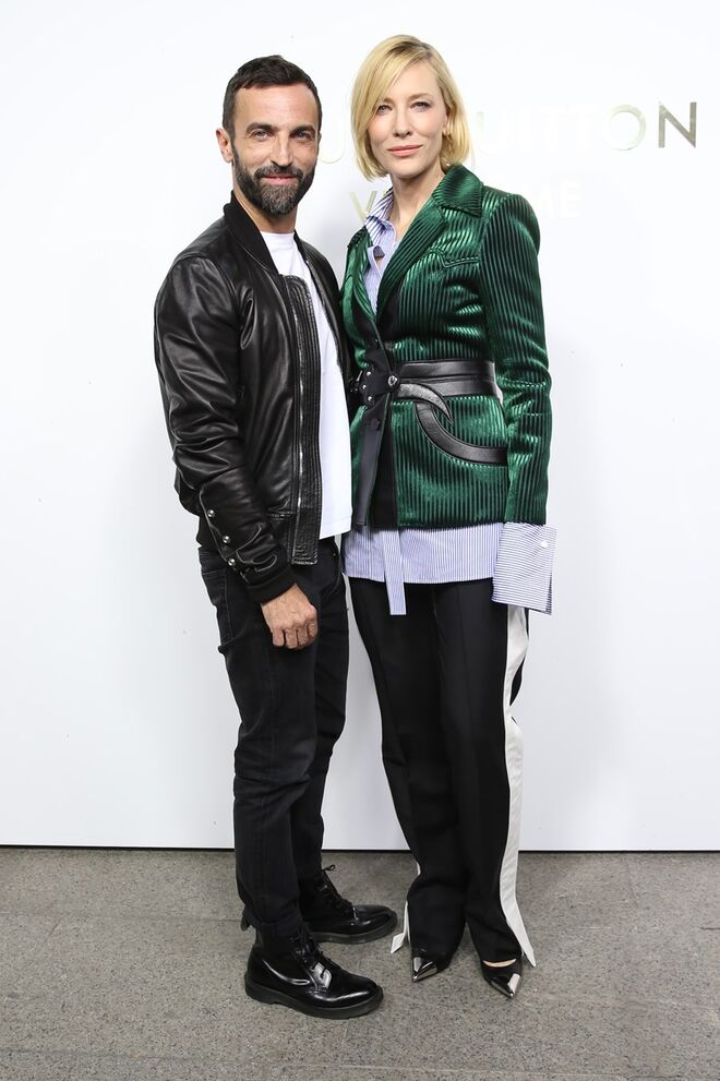 Nicolas Ghesquière e Cate Blanchett