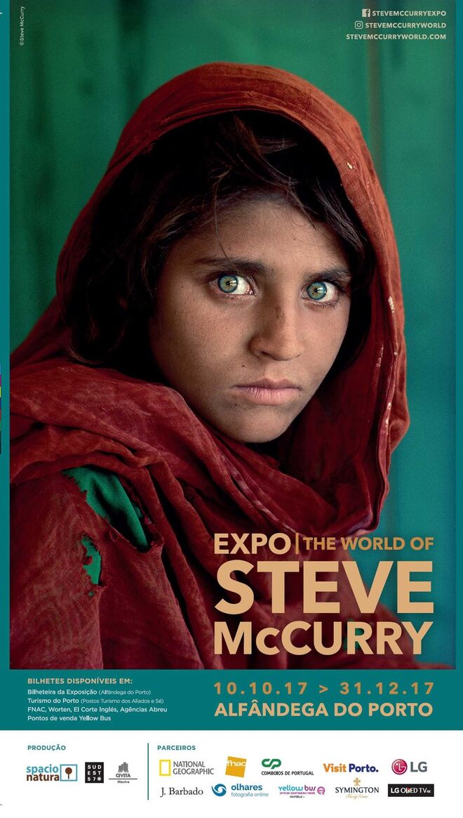 Ver o mundo através das imagens de Steve McCurry | A exposição The World Of Steve McCurry exibe os seus mais reconhecidos trabalhos mas, de igual forma, fotografias mais recentes ainda não publicadas como a coleção a preto e branco resultante da sua primeira reportagem do Afeganistão à Índia, do Sudoeste Asiático a África, de Cuba aos Estados Unidos, do Brasil a Itália, em 1979/80. Inaugura a 10 de outubro na Alfândega do Porto.