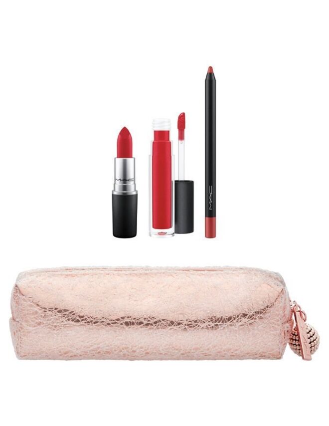  Snowball Lip Bag Red