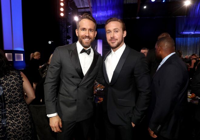 RYAN REYNOLDS E RYAN GOSLING | Têm o mesmo primeiro nome, a mesma nacionalidade e duas filhas com atrizes de Hollywood. Embora costumem escolher papéis bastante diferentes, os atores são confundidos com alguma frequência.