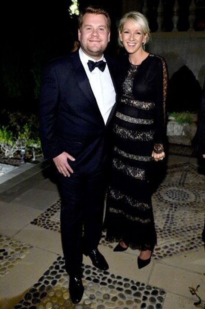 James Corden e a mulher, Julia