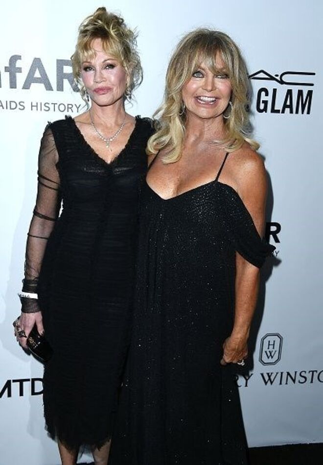 Melanie Griffith e Goldie Hawn