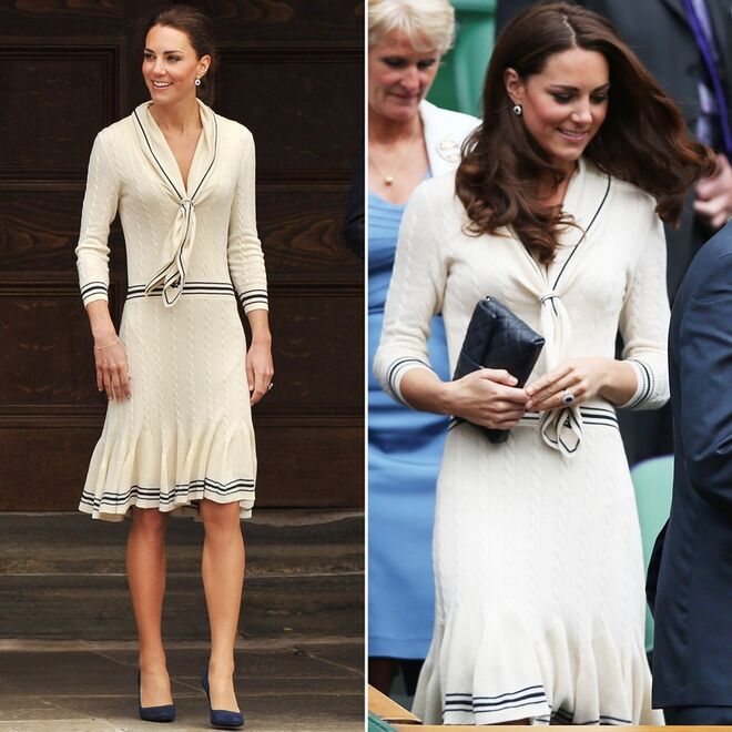 Mais um vestido Alexander McQueen de Kate Middleton. 