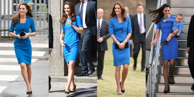Kate Middleton: Este vestido Stella McCartney é um dos favoritos da duquesa. 