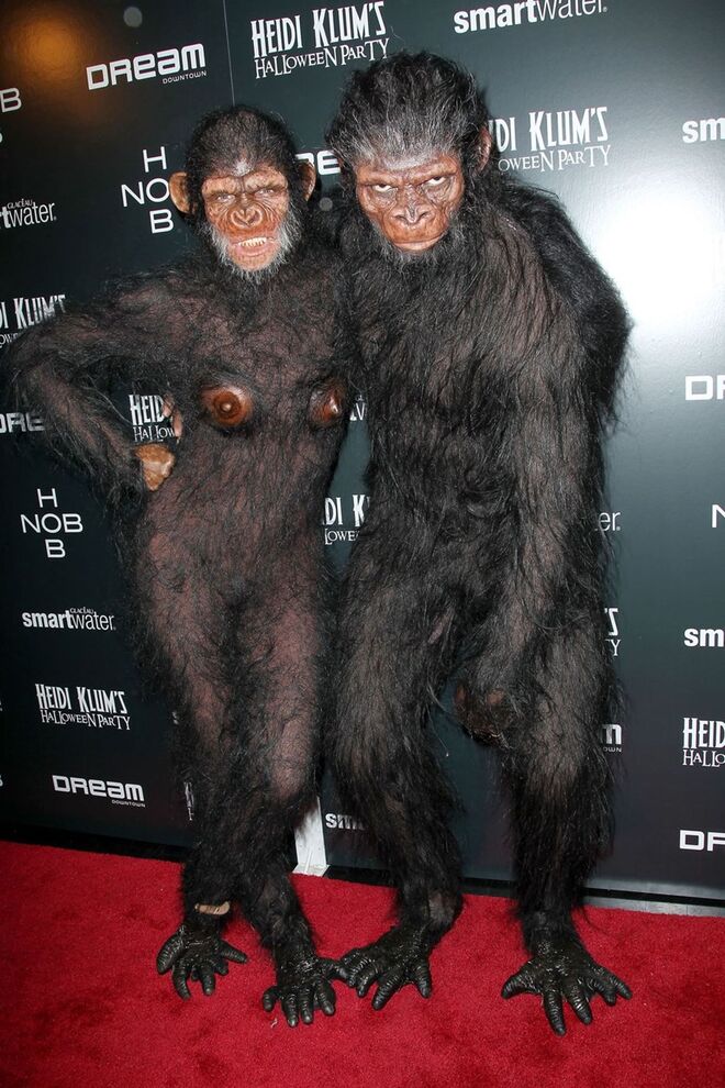 Heidi Klum e Seal | O Planeta dos Macacos