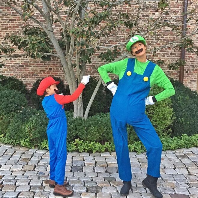 Gisele Bündchen e o filho | Mario e Luigi