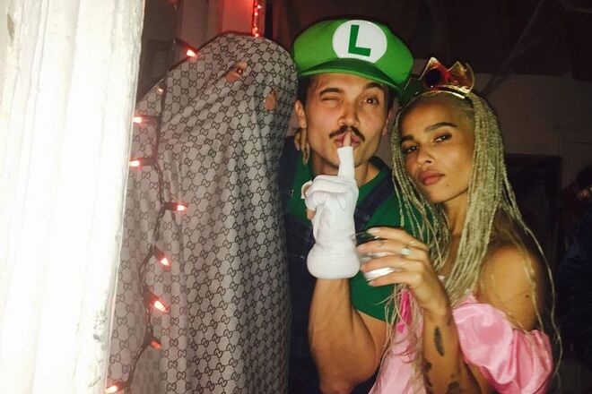 Zoe Kravitz e Karl Glusman | Princess Peach e Luigi