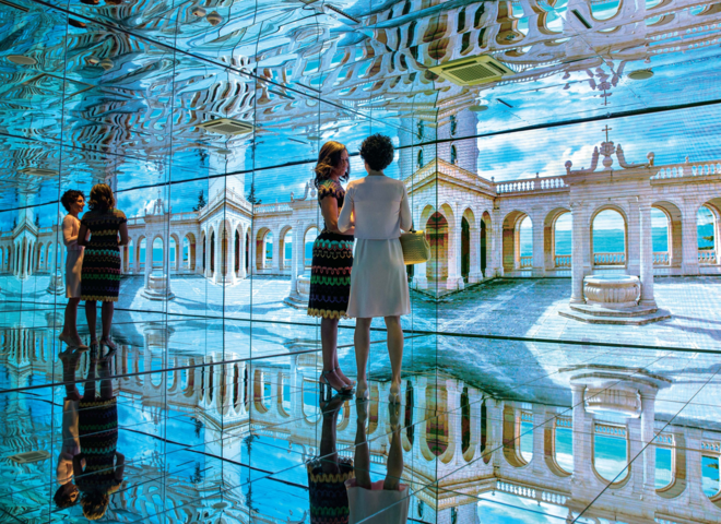 18 de junho 2015 | Dentro do Mirror Room, no Pavilhão de Itália, na Expo Milão 2015.