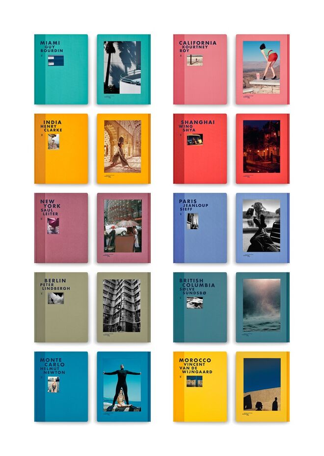 Descobrir a nova coleção de livros Fashion Eye da Louis Vuitton | A Louis Vuitton acaba de revelar mais cinco novos títulos integrados na coleção de livros de fotografia  Fashion Eye. A casa francesa celebra a arte de viajar desde 1854, e neste outono convidou cinco fotógrafos a mostrar as suas perspectivas de emblemáticos locais: Monte Carlo através de Helmut Newton, Nova Iorque por Saul Leiter, Berlim por Peter Lindbergh, Colúmbia Britânica por Slove Sunsbo e Marrocos através de Vincent Van De Wijngaard. 