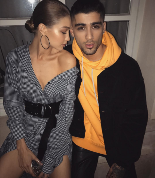 GIGI HADID | Um dos casais do momento, Gigi Hadid e Zayn Malik começaram a namorar em 2016. Zayn fez parte da banda One Direction, mas há dois anos que se tornou músico a solo.