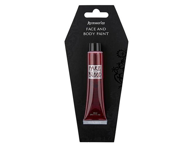 Fake blood face & body paint, €4, Accessorize