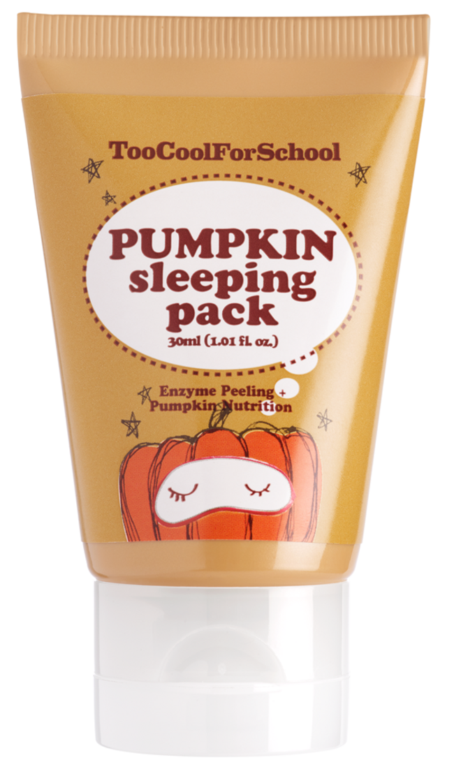 Pumpkin Sleeping Pack (dentro do Cracker) €9,95, Too Cool For School na Sephora