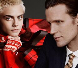 Matt Smith e Cara Delevingne na nova campanha da Burberry