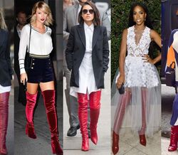 Botas vermelhas… um atrevimento?