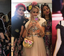 Sobrinha da Princesa Diana desfila para a Dolce & Gabbana