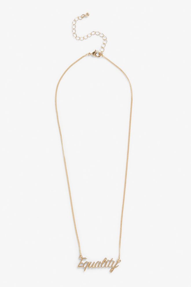 O colar para a igualdade de género: €5, Monki