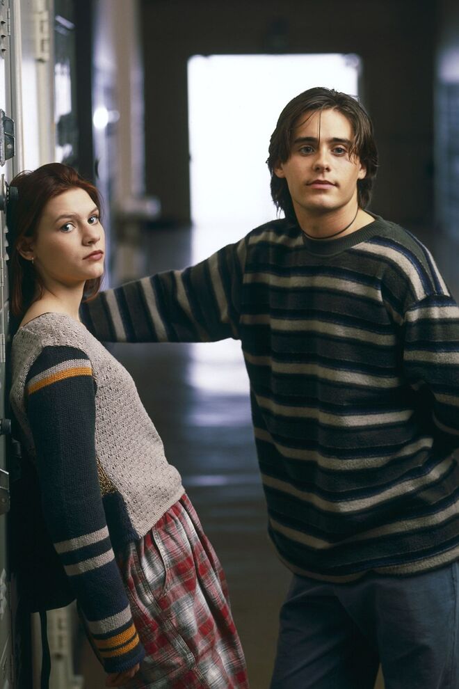 Angela (Claire Danes) e Jordan (Jared Leto), em My So-Called Life (1994-1995)