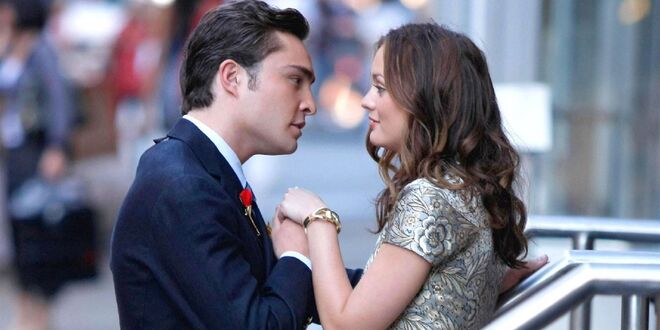 Chuck (Ed Westwick) e Blair (Leighton Meester), em Gossip Girl (2007-2012)