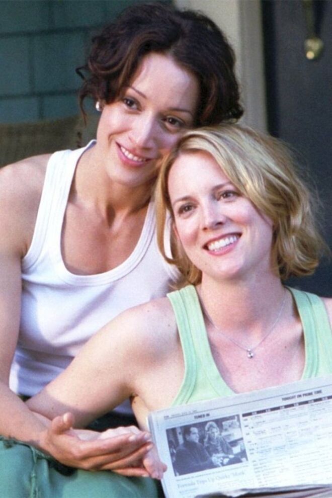 Bette (Jennifer Beals) e Tina (Laurel Holloman), em L World (2004-2009)