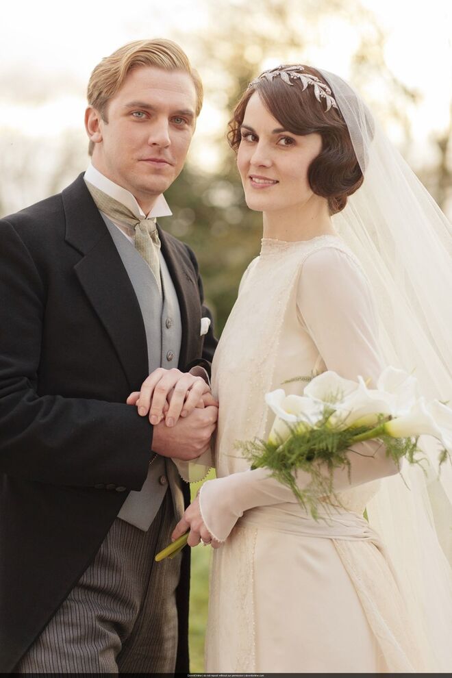 Lady Mary (Michelle Dockery) e Matthew Crawley (Dan Stevens), em Downton Abbey (2010-2015)