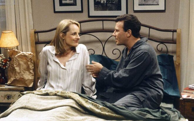 Paul (Paul Reiser) e Jamie (Helen Hunt), em Mad about You (1992-1999)
